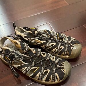 Keen Black and Tan Athletic Sandals